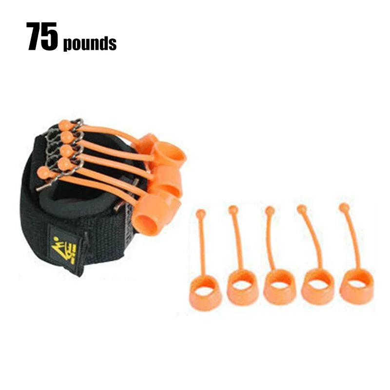 Entrenador de extensión de flexión de dedo, 20/40/60/75 libras,