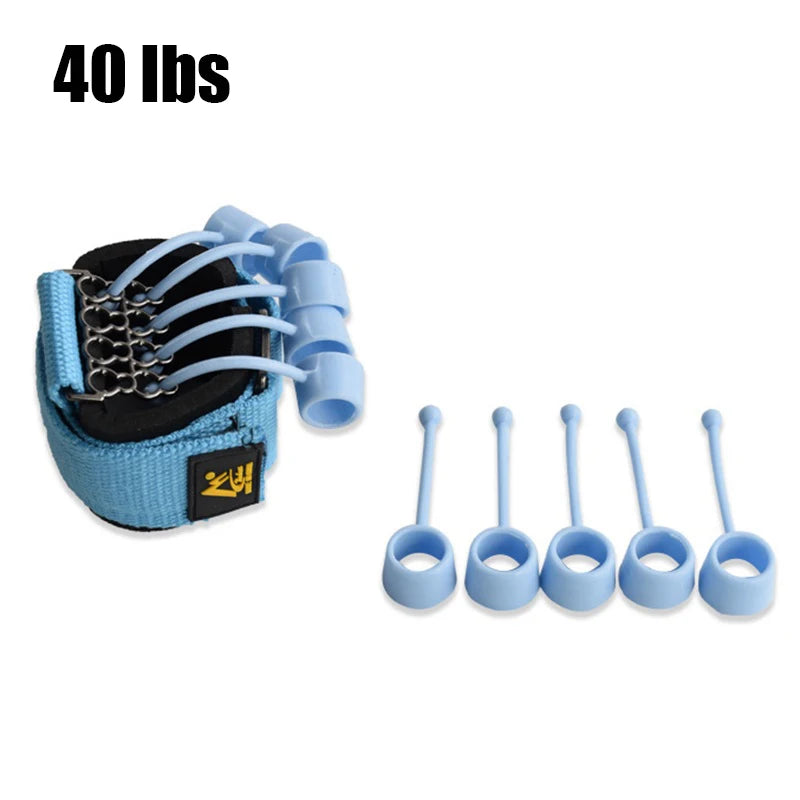 Entrenador de extensión de flexión de dedo, 20/40/60/75 libras,