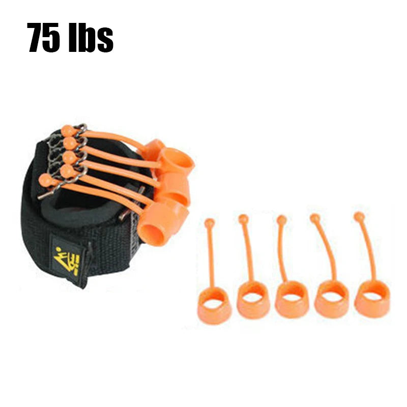 Entrenador de extensión de flexión de dedo, 20/40/60/75 libras,