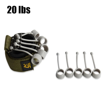 Entrenador de extensión de flexión de dedo, 20/40/60/75 libras,
