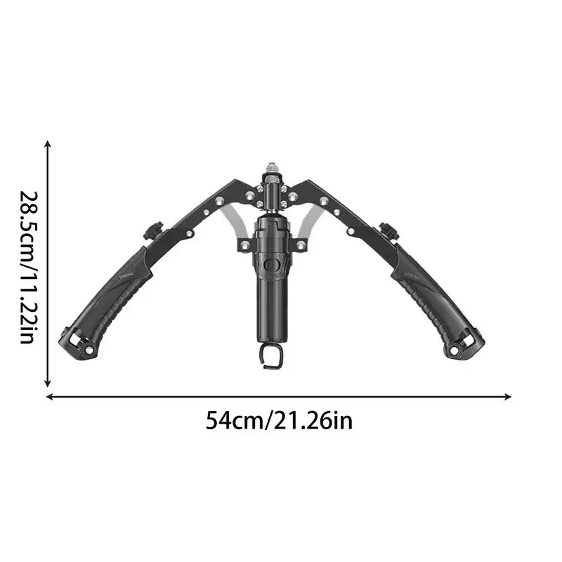 Entrenador de brazos, fortalecedor de antebrazo y tríceps, ajustable, 22-440 libras, resistencia hidráulica, expansor de pecho para el hogar para la parte superior del cuerpo